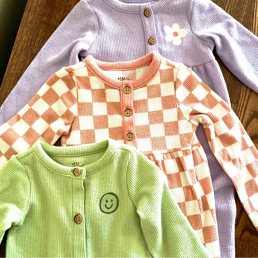 NWT Onesie Set of 3 VARYING SIZES!